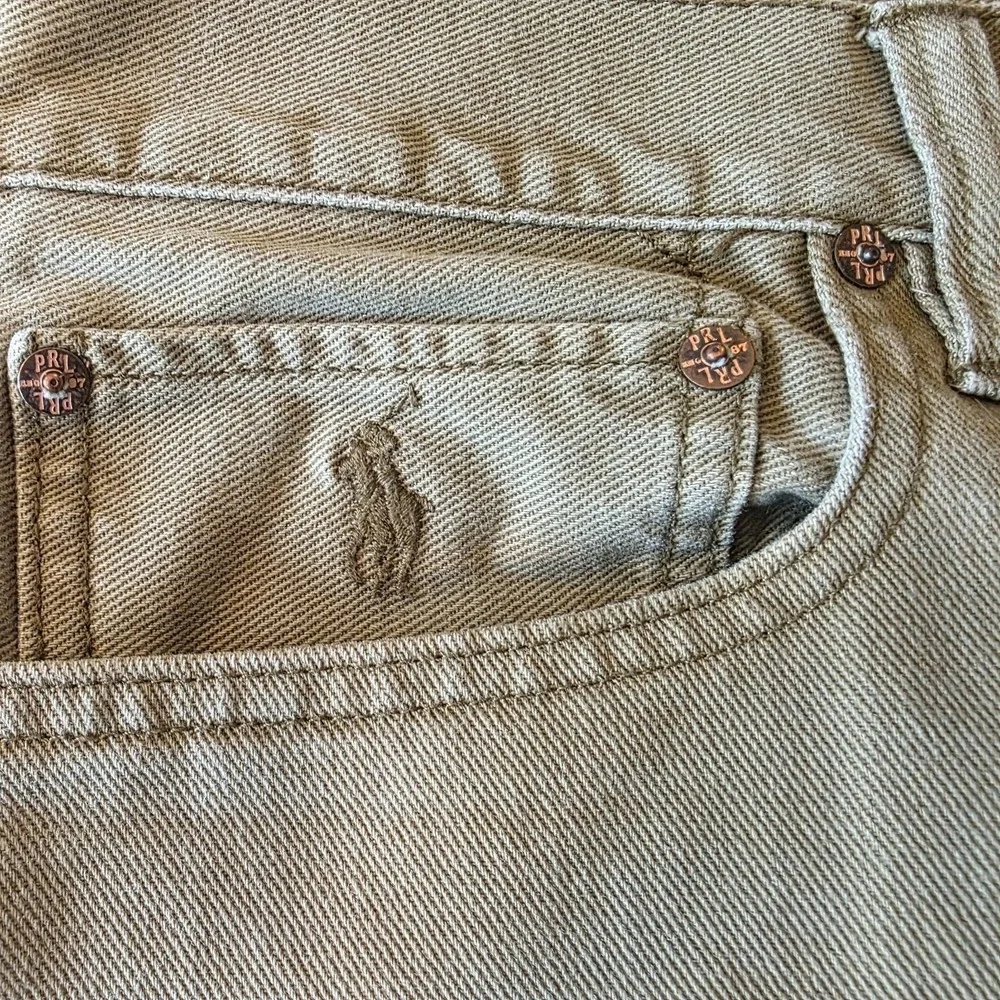 Polo Ralph Lauren Classic 867 Khaki Jeans Men's 40x31 Cotton Straight Fit Cotton